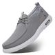 Men's Casual Shoes Casual Daily Canvas Breathable Comfortable Lace-up Black Blue Coffee Spring Fall