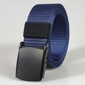 Men's Belt Tactical Belt Nylon Web Work Belt Black Yellow Nylon Military Army Plain Daily Wear Going out Weekend