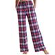 Women's Pajamas Pants Pjs Grid / Plaid Fashion Comfort Sweet Party Home Christmas Cotton Long Pant Pant Summer Spring Light Pink Black