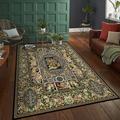 Area Rug Carpet Exotic Ethnic Style Floor Mat American Persian Multicolored Flowers in Retro Style Living Room Hotel Homestay Home Bedroom Full Carpet