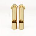 2pcs Brass Outdoor Survival Whistle Equipment Supplies Retro Referee Brass Whistle Pure Brass Survival EDC Whistle