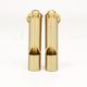 2pcs Brass Outdoor Survival Whistle Equipment Supplies Retro Referee Brass Whistle Pure Brass Survival EDC Whistle