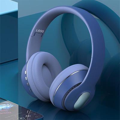 L650 Over-ear Headphone Bluetooth 5.1 Noise cancellation Stereo Surround HIFI Long Battery Life for Apple Samsung Huawei Xiaomi MI Yoga Fitness Everyday Use Mobile Phone