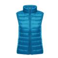 Women's Puffer Vest Vest Quilted Vest Windproof Warm Outdoor Christmas Street Daily Wear Zipper Zipper Stand Collar Fashion Outdoor Casual Minimalism Plain Regular Fit Outerwear Sleeveless Fall Winter