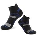 Men's 2 Pairs Socks Ankle Socks Low Cut Socks Black White Color Striped Casual Daily Basic Medium Summer Spring Fall Stylish Traditional / Classic