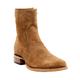 Men's Boots Cowboy Boots Retro Suede Shoes Walking Casual British Daily PU Slip Resistant Wear Resistance Booties / Ankle Boots Zipper Brown Fall Winter
