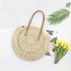 Women's Tote Straw Bag Straw Daily Holiday Solid Color Bohemian Style Brown Beige