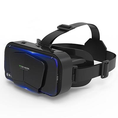 VR Headset Without Remote Control Compatible iPhone Android Phones in 3.5-7.2 Screen Lightweight Adjustable HD 3D Virtual Reality Glasses