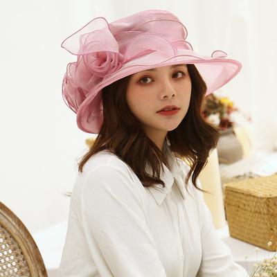 Women's Hat Sun Hat Portable Sun Protection Comfort Outdoor Dailywear Holiday Pure Color Floral Floral