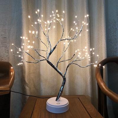 Tabletop Bonsai Tree Light 108 LED Lights Tree Lamp Decorative LED Shimmer Tree for Desktop Bedside Indoor Decor Mother's Day Valentine's Gift