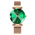 CHENXI Women Quartz Watch 4 Colors Gem Cut Geometry Crystal Luxury Ladies Quartz Watches Women's Dress Watch