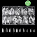 500PCS Clear Fake Nail Tips For Nail Extension Design False Nails