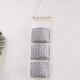 3 Grids Wall Hanging Storage Bag Over The Door Organizer 59X19CM