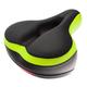 Most Comfortable Bicycle Seat, Bike Seat Replacement with Dual Shock Absorbing Ball Wide Bike Seat Memory Foam Bicycle Gel Seat