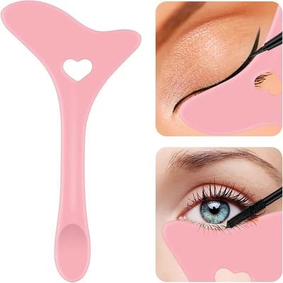Silicone Eyeliner Makeup Stencils Wing Tips Marscara Drawing Lipstick Wearing Aid Face Cream Mask Applicator Makeup Beauty Tool