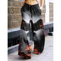 Trousers Palazzo Pants Wide-Leg Pants Print Street Style Punk Gothic Pants For Women's Adults' 3D Print