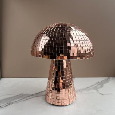 Mushroom Disco Ball Mirror Glass Laser PaperMushroom Ornaments