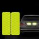 10Pcs Car Reflective Sticker Traffic Safety Night Warning Mark Car Reflective Strip Tape Luminous Car Bumper Reflective Decals