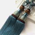 Curtain Rope with Tassels Tiebacks Tennis Ball Curtain Holder Hanging Belts Ropes Clips Fastener Tieback Curtains Accessories