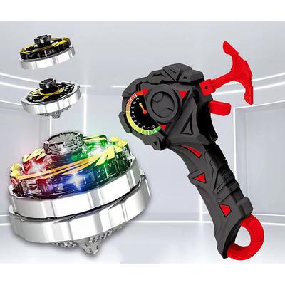 Gyro Toys Exploding Spinning Alloy Light Emitting Combat Gyro Spinning Ejection Versus Launch