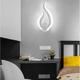 1-Light 31cm LED Wall Lamps Fire Shape Design Wall Sconces Modern Minimalist Style Shops / Cafes Acrylic Wall Light Generic 10W IP44