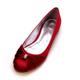 Women's Wedding Shoes Bridal Shoes Rhinestone Flat Heel Round Toe Elegant Classic Ballerina Satin Loafer Black White Ivory