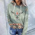 hoodies for women pullover graphic,womens long sleeve hoodie aztec geometric print drawstring color block hooded sweatshirt pullover tops with pockets