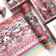 12pcs Vintage Floral Washi Tape Set , Decorative Tapes For DIY Crafts And Arts Scrapbooking
