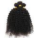 3 Bundles Hair Weaves Indian Hair Kinky Curly Human Hair Extensions Remy Human Hair 100% Remy Hair Weave Bundles 300 g Natural Color Hair Weaves / Hair Bulk Human Hair Extensions 8-28 inch Natural