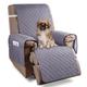 Recliner Cover Nonslip Recliner Chair Covers for Reclining Chair with Pockets, Quilted Thick Recliner Slipcovers for Pets and Kids