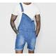 Men's Jeans Denim Shorts Overall Shorts Jean Shorts Denim Jumpsuit Pocket Plain Comfort Wearable Short Casual Daily Holiday Denim Streetwear Stylish Pink Deep Blue