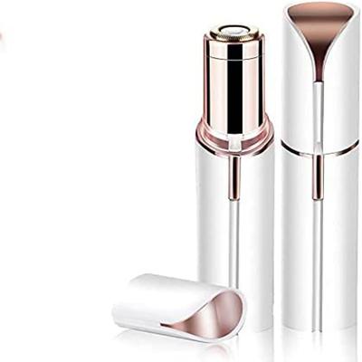 Facial Hair Removal for Women Painless Hair Remover Waterproof Shaver Razor Hair Remover with LED Light for Face Bikini Peach Fuzz Upper Mustache Lip Chin (Rose Gold)
