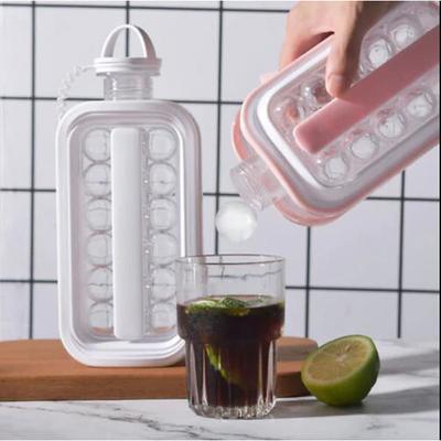 1pc Ice Ball Maker Kettle Kitchen Bar Accessories Gadgets Creative Ice Cube Mold 2 In 1 Multifunctional Container Pot