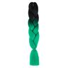 Jumbo Braids Crochet Braids Hair Extension Three Tone Ombre Color Rainbow Jumbo Braiding For Twist Braiding Jumbo Box Braiding Hair 1pc/3pcs/5pcs