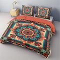 Bohemian mandala Cotton Bedding Set Lightweight And Soft 2/3 Piece Set Suitable For Adults And Children Cotton Bedding SetKing Queen Duvet Cover