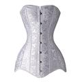 Women's Body Shaper Flower Fashion Corsets Comfort Party Halloween Street Cotton Breathable Bandeau Sleeveless Backless Summer Spring Black White