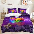 3D Bedding Galaxy Solar System Stars Cosmic Sky Vortex print Print Duvet Cover Bedding Sets Comforter Cover with 1 print Print Duvet Cover or Coverlet,2 Pillowcases for Double/Queen/King