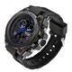 SANDA Men's Sports Watches Outdoor Waterproof Military Dual Display Analog Digital Watch Tactical Army Wristwatch Date Multi Function LED Alarm Stopwatch