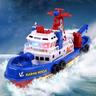 Fast Speed Music Light Electric Marine Rescue Fire Fighting Boat Toy for Kids for Christmas Gifts