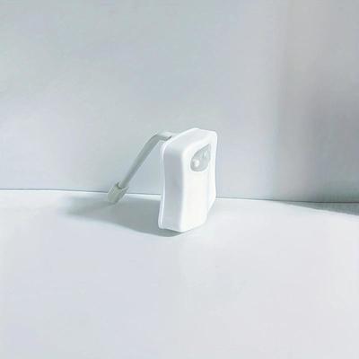 1pc Color Changing LED Toilet Bowl Light with Motion Sensor - Enhance Your Bathroom Experience with Ease Transform Your Bathroom with a Color-Changing LED Toilet Bowl Light - No Batteries Required!