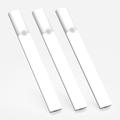 PIR Sensor Light Human Body Induction Strip Magnetic Light Three Colors Dimming Wardrobe Cabinet Corridor USB Rechargeable LED Night Light Home Night Lighting 1pc