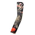 Flower Arm Tattoo Sleeve Seamless Outdoor Riding Tattoo Sun Protection Sleeve Riding Tattoo Sleeve