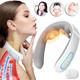 EMS Neck Acupoints Lymphvity Massage Device Intelligent Neck Massager for Pain Relief DeepTissue Electric Portable Lymphatic Drainage Massager with Heat 10 Modes 15 Levels Cordless
