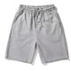 Men's Sweat Shorts Baggy Shorts Solid Color Breathable Soft Short Casual Daily Stylish Casual Black Grey Micro-elastic