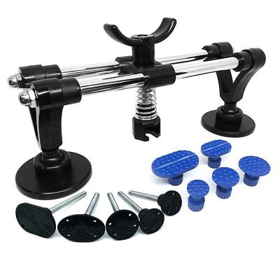Auto Body Repair Tool Kit - Car Dent Puller with Double Pole Bridge, Glue Puller Tabs for Automotive Dent Removal