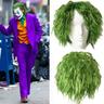 For Joaquin Phoenix Joker Wig Cosplay Arthur Fleck Prop Green Curly Hair Men Carnival Wigs