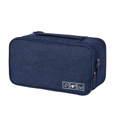 Women's Handbag Makeup Bag Cosmetic Bag Polyester Travel Large Capacity Durable Solid Color Black Red Navy Blue