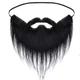 carnival Beard Santa Beard White long hair black beard party beard dress up