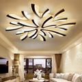 LED Dimmable Ceiling Light Modern Dandelion Nordic Style Acrylic Ceiling Panel Lamp Minimalist Layered Design Living Room Dining Room Lights AC220V ONLY DIMMABLE WITH REMOTE CONTROL