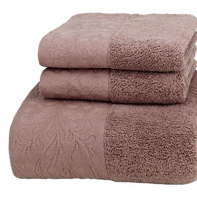 Luxury Bath Towels Set - 3 Piece 100% Cotton Bathroom Towels, Quick Dry, Extra Aborbent, Super Soft Towels Set 1 Hand Towel, 1 Wash Cloths, 1 Bath Towel